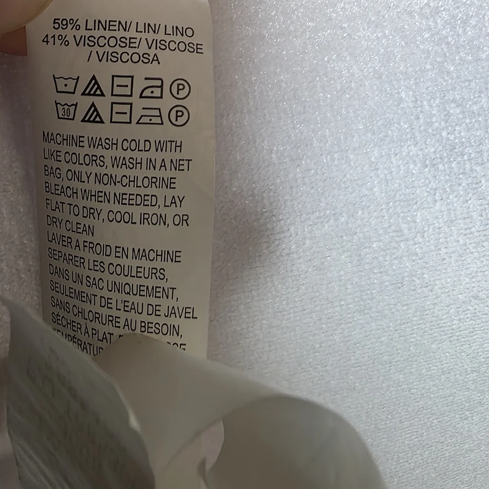 Lucky Brand Semi Sheer Long Sleeve Lightweight Sweater Ivory Size Large - Picture 7 of 7